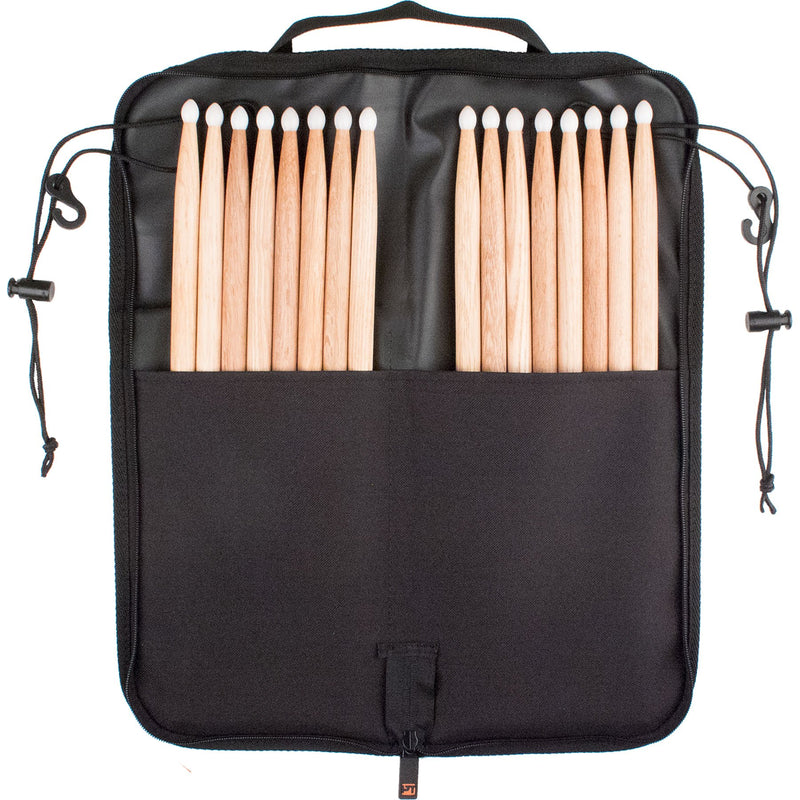 Protec Heavy Ready Series Drum Stick / Mallet Bag for Up to 8 Pairs of Sticks, Model # HR337 Black