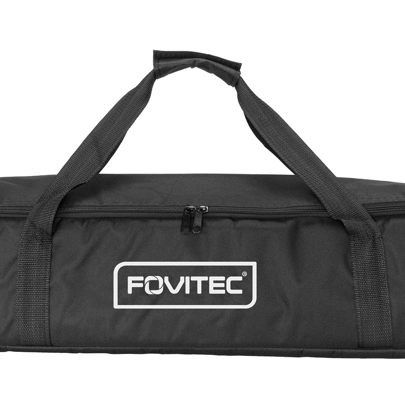 Fovitec - 1x Photography & Video Lighting Equipment Carrying Case - [30" x 8" x 6"][Lightweight][Heavy Duty Durable Nylon][Dual Zippers]