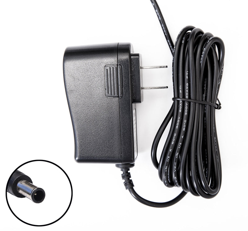 Omnihil 8 Feet AC/DC Power Adapter Compatible with Yamaha PSR-F51 61-Key Portable Keyboard Power Supply