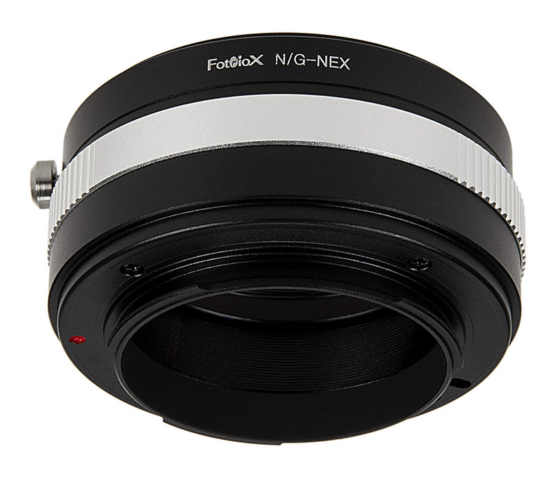 Fotodiox Lens Mount Adapter - Nikon Nikkor F Mount G-Type D/SLR Lens to Sony Alpha E-Mount Mirrorless Camera Body Nikon F G-Type Standard