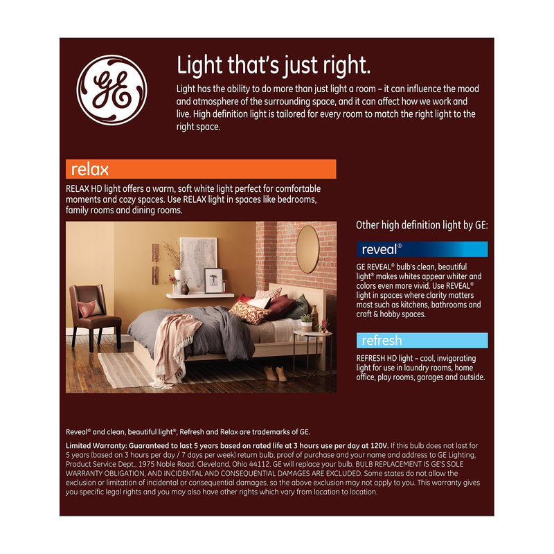 GE Lighting 68578 LED Relax HD 10-watt (65-watt Replacement), 700-Lumen 6-Inch Recessed Downlight Kit , 1-Pack 65-Watt 1 Pack