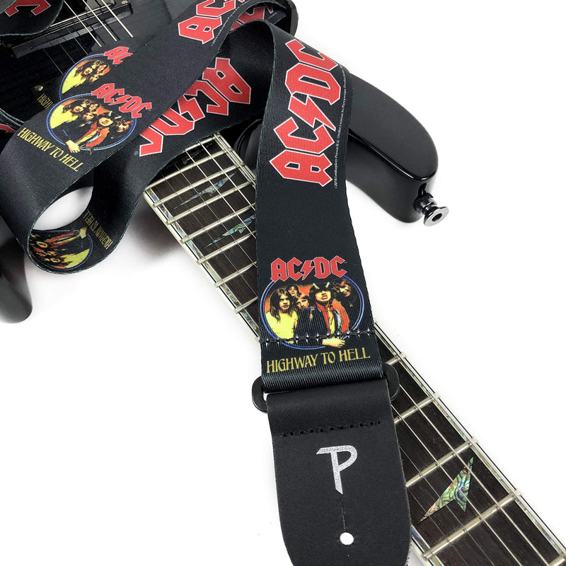 Perri's Leathers LPCP-8014 ACDC 2 Polyester Guitar Strap