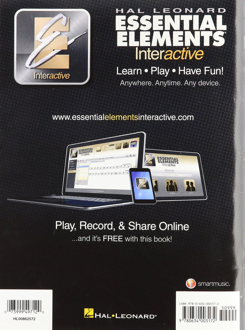 [AUSTRALIA] - Hal Leonard Essential Elements 2000 Alto Saxophone Book 1 with CD-ROM 