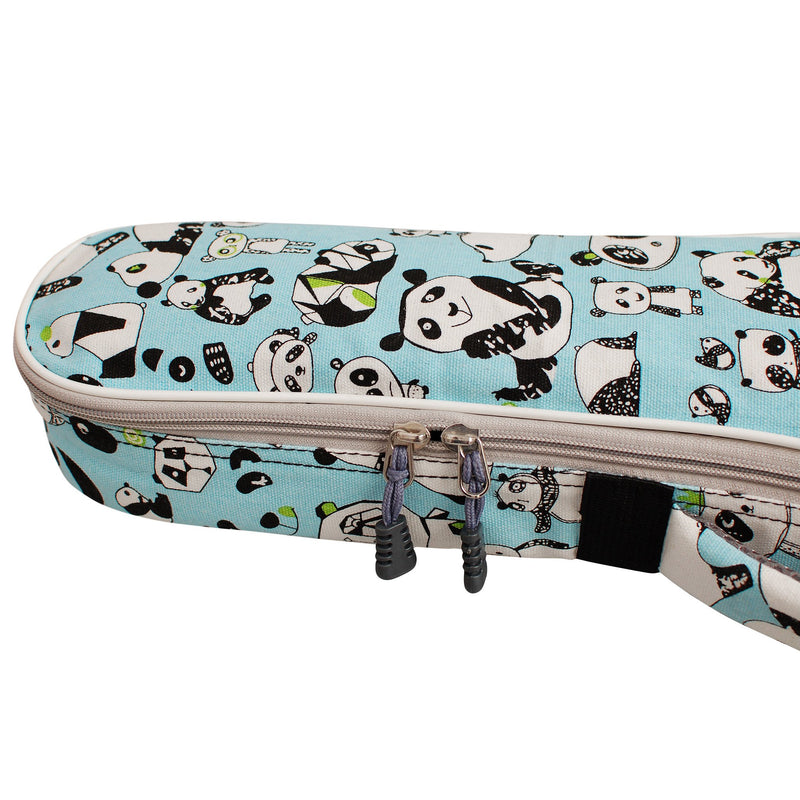 MUSIC FIRST cotton"PANDA" ukulele case ukulele bag ukulele cover, New Arrial, Original Design, Best Christmas Gift. (21 inch Soprano, PANDA) 21 inch Soprano