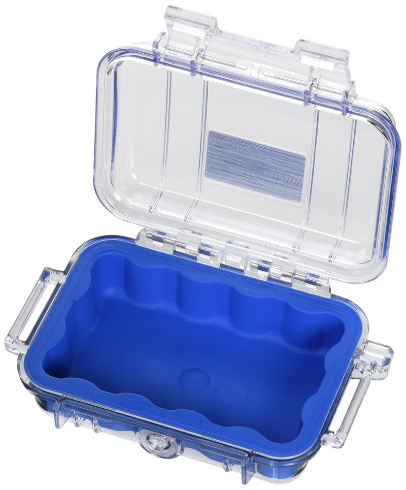 Pelican 1010 Micro Case (Blue/Clear) Blue/Clear