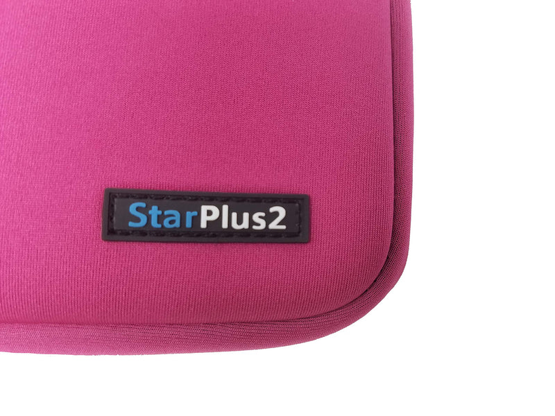 StarPlus2 A4 Sized Tracing Light Board Case 14.5" x 11" x 1" Bag Cover Sleeve Pouch Compatible with LitEnergy, Tikteck, Artdot, Mlife, Nxentc, Others - Pink Neoprene with Black Trim