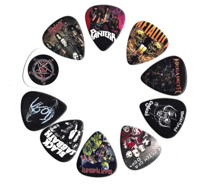 Musical Band Guitar Picks (Metal Band Artists) Metal Band Artists