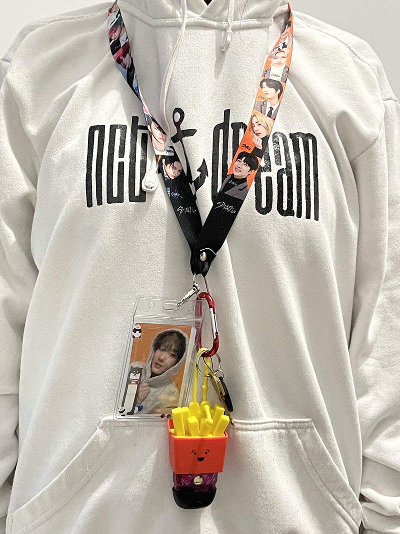 Stray Kids Lanyard - Keychain and Phone Holder for Kpopers. Hold Your Badges, ID, etc. We Have 14 Goups: Stray Kids, NCT, TXT, EXO, Seventeen, Red Velvet, Itzy, Ikon, GOT7, Ateez, Twice.