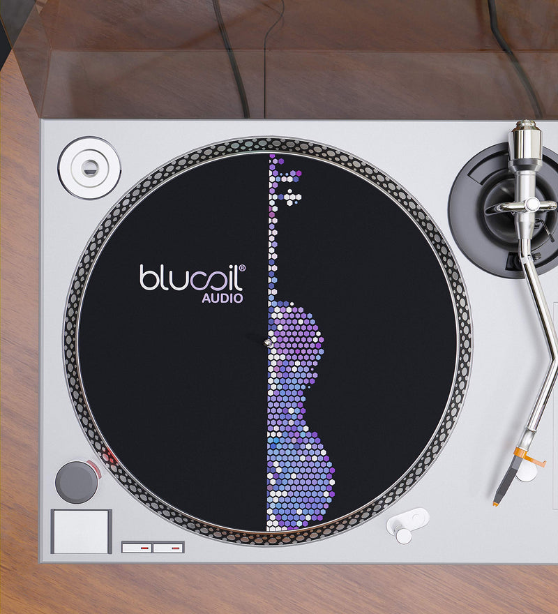 Blucoil 12-inch Turntable Slipmat with 4mm Thickness - LP Protection for DJ and Vinyl Record Players Single