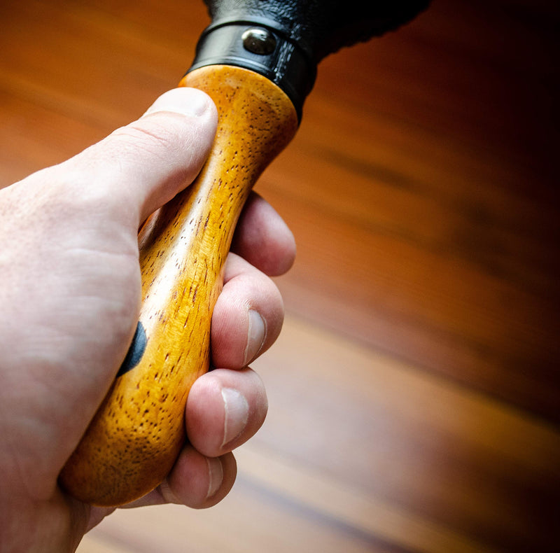 [AUSTRALIA] - Maracas, Standard Concert Size with All-weather Synthetic Shells and Wooden Handles — NOT MADE IN CHINA — Great for Live Performances and Recording Sessions, 2-YEAR WARRANTY PM2BK 
