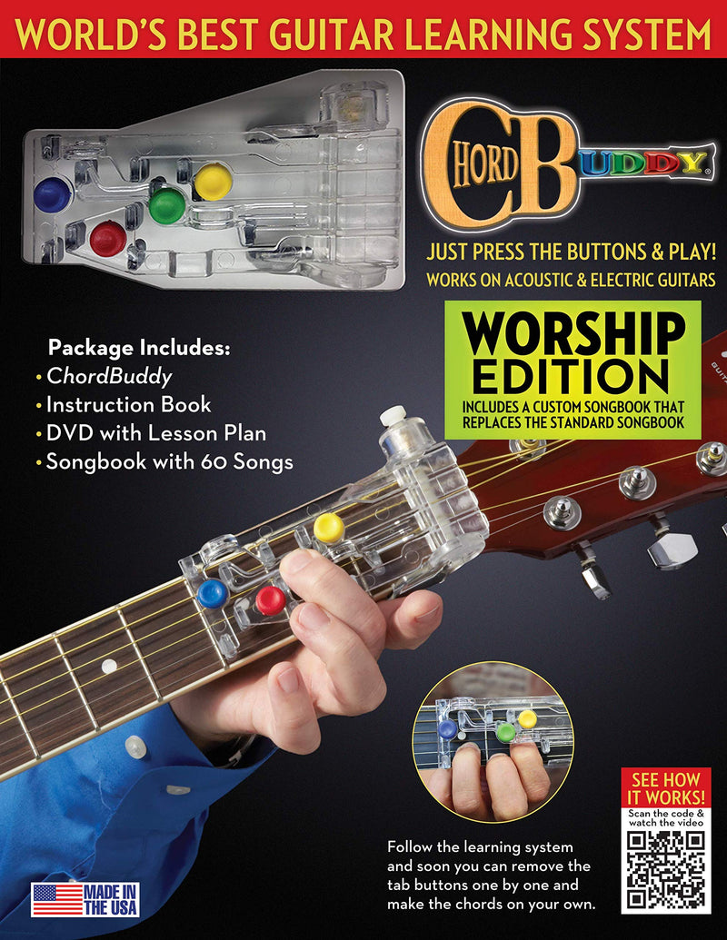 Chord Buddy 124638 Guitar Learning System, Worship Edition