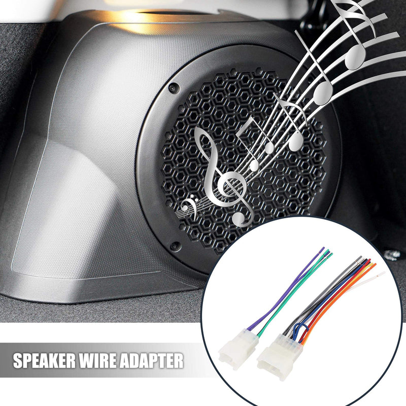 X AUTOHAUX 71-1761 Car Stereo CD Player Wiring Harness Wire Radio Adapter Install Plug Set for Toyota 1987-1994 for Subaru for Pioneer Headunits