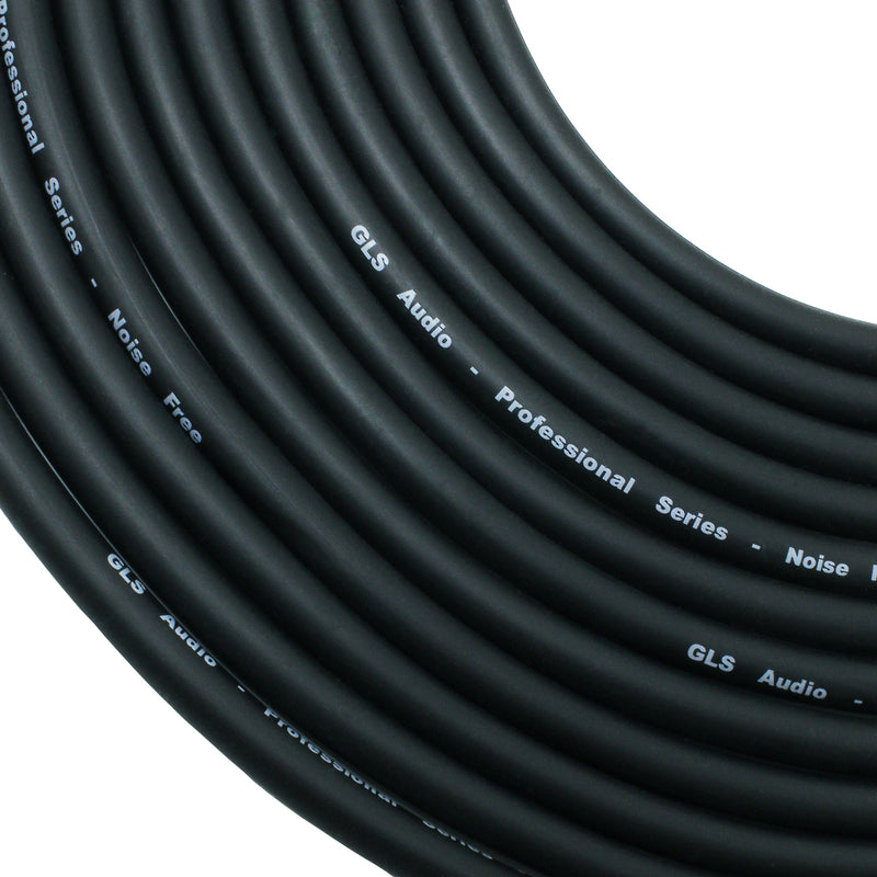 [AUSTRALIA] - GLS Audio 50ft Mic Cable Patch Cords - XLR Male to XLR Female Black Microphone Cables - 50' Balanced Mike Snake Cord - Single 