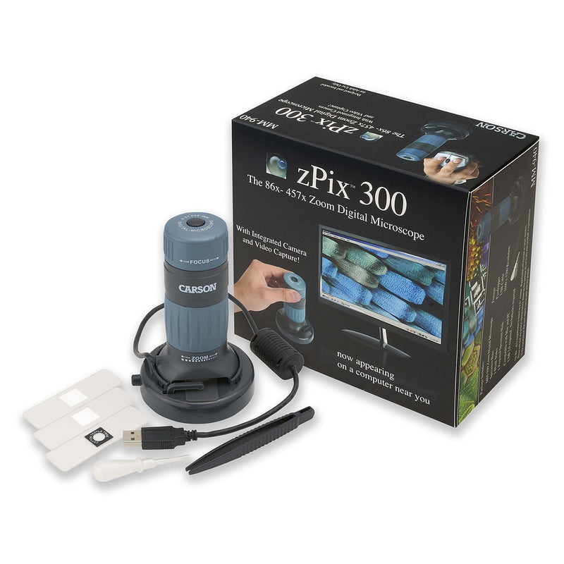 Carson zPix USB Digital Microscopes with Intregrated Camera and Video Capture (MM-640, MM-940) zPix 300 (MM-940)