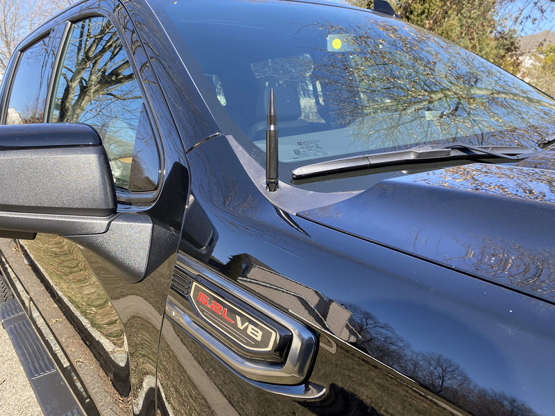 Bullet Style 0.5 Cal Antenna Mast for GM Cars and Trucks