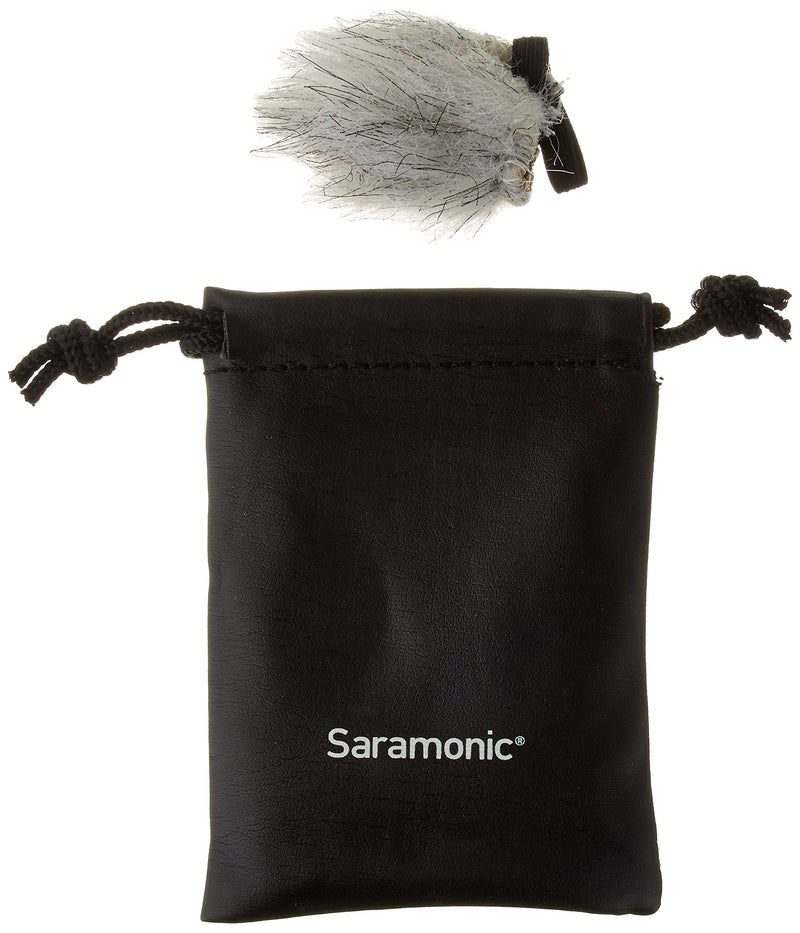 Saramonic SR-GMX1 Platinum Lavalier Clip-on Microphone with Lapel Clip, Foam and Furry Windscreens