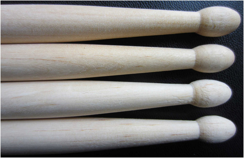 Wooden Drum Sticks-LeBeila Drum Sticks 5a & Drum Sticks 5b Set, Kids/Student/Beginners Wood Tip Maple Drumsticks For Rock Band, Wooden Jazz Drum Sticks 2pairs