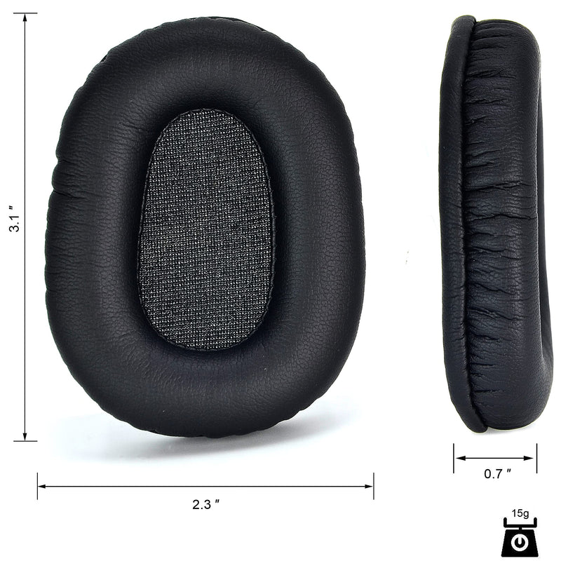 [AUSTRALIA] - B450 XT Ear Pads - defean Replacement Ear Cushion Cover Mic Foam Compatible with VXI BlueParrott B450-XT B450XT B450 XT Headset，Softer Leather,High-Density Noise Cancelling Foam, Added Thickness 