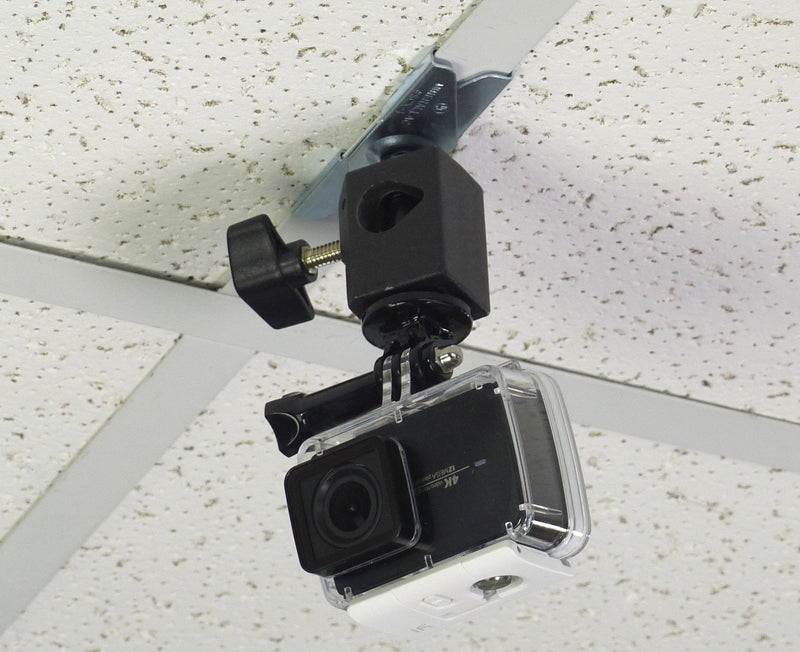 ALZO Suspended Drop Ceiling Action Camera Mount for GoPro and Others