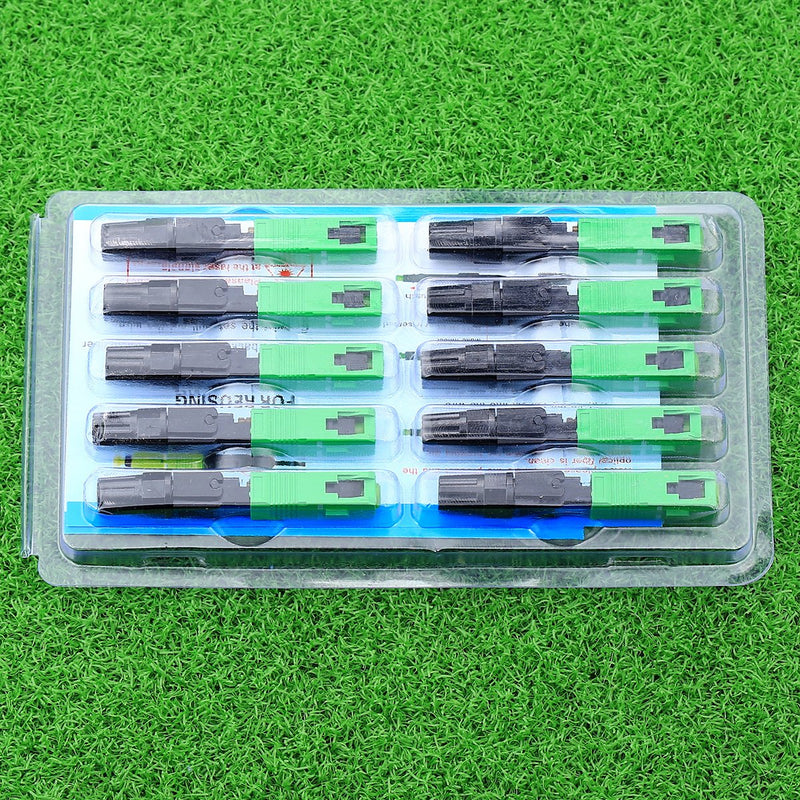 [AUSTRALIA] - SC APC Fiber Optic Fast Terminators Cold Connector for CATV 100pcs 