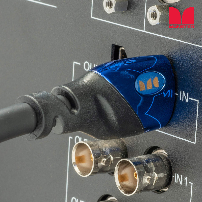 Monster Ultra High-Speed 8K Cobalt HDMI 2.1 8ft Cable at 48 Gbps for Apple TV, Roku, Samsung, QLED, Sony, LG, Playstation, PS5, PS4 and Xbox 8 ft