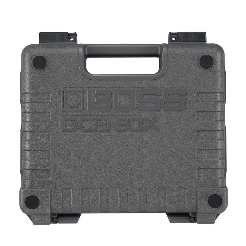 BOSS BCB-30X Ultra-Portable Guitar Effects Pedal Board And Case with Integrated Lid | Small, Durable And Rugged Protection, Customisable for Your Guitar Pedals