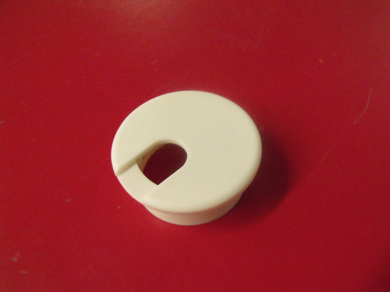 1-1/2" White Desk Grommet (Package of 5)