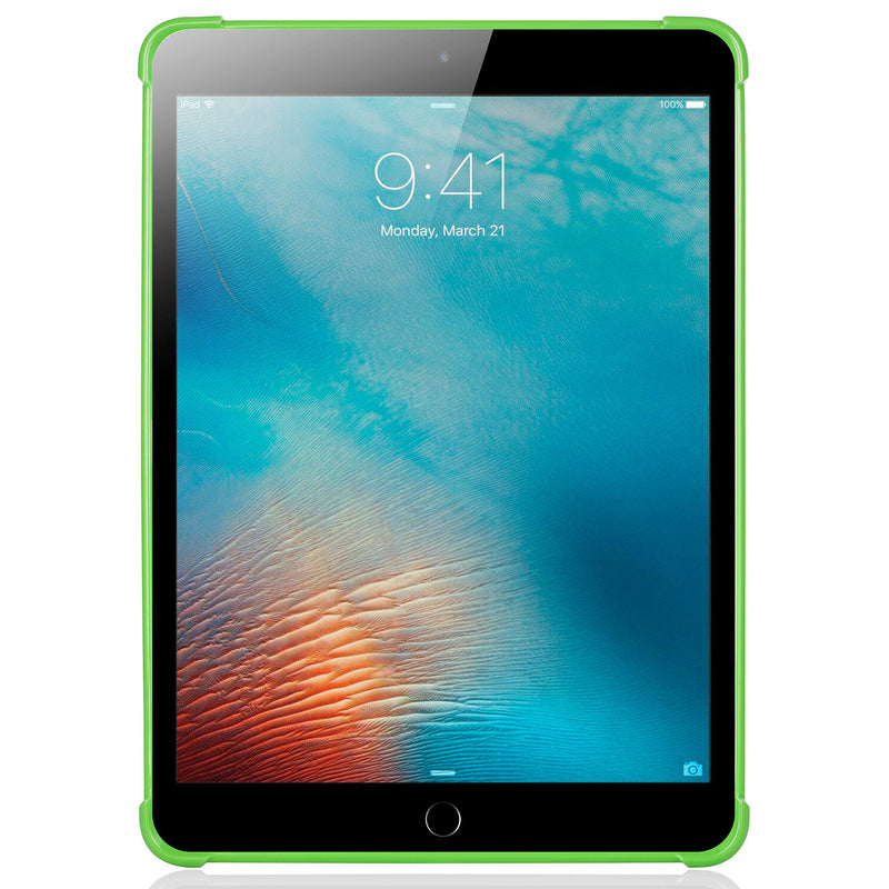 KIQ iPad 9.7 5th 6th Gen Case, TPU Skin Protection Anti Slip Lightweight Cover for Apple iPad 9.7 2017/2018 5th & 6th Generation [Green] TPU Green