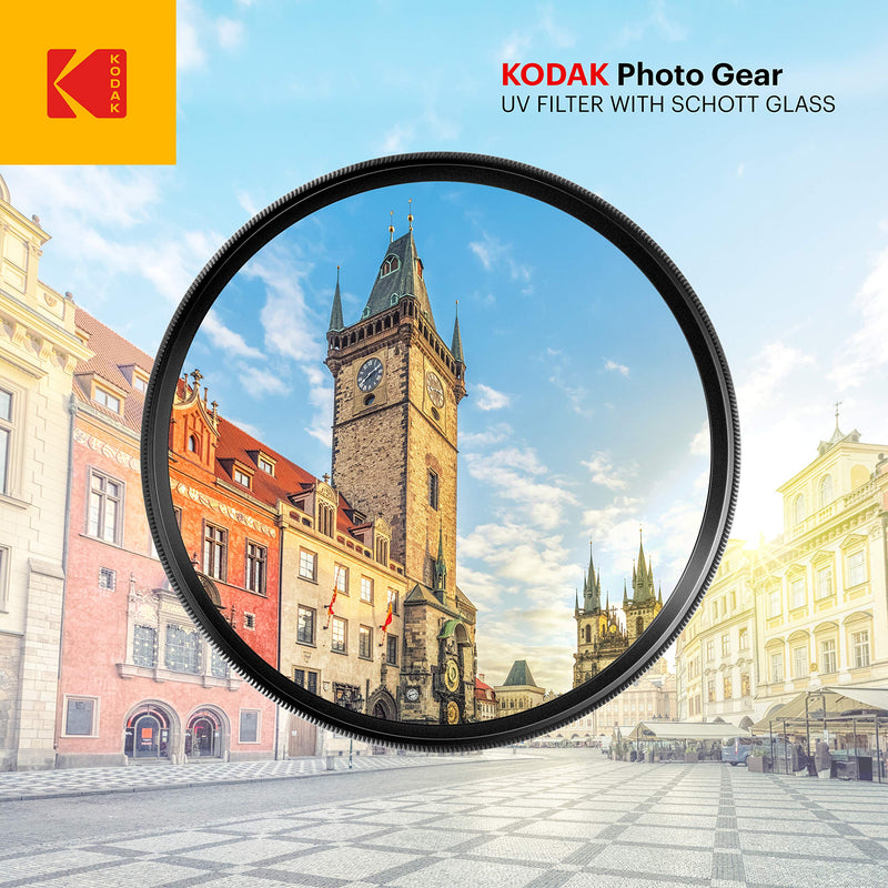KODAK 40.5mm UV Filter | German SCHOTT Glass Premium Ultraviolet Filter Slim 18-layer Polished Coating | Absorbs Atmospheric Haze Protects Lens & Improves Sharpness & Contrast, 99% Light Transmittance