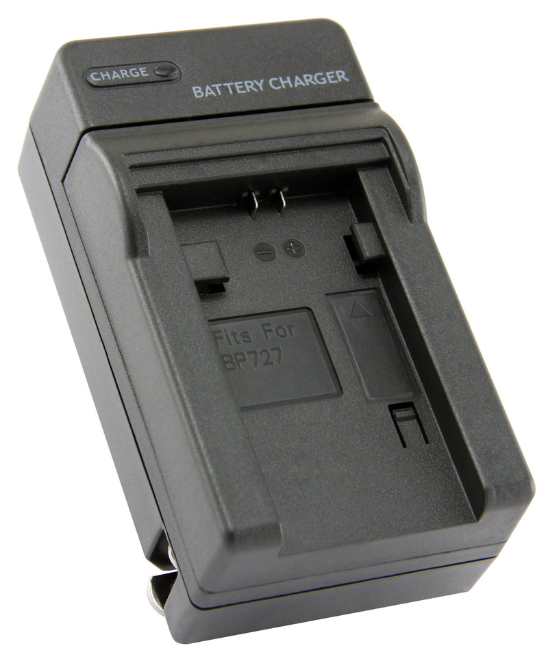 STK BP-727 Battery Charger - for Canon BP-709, BP-718, BP-727 batteries and Canon Vixia HF R300, HF M500, HF R30, HF M52, HF R32, HF R40, HF R42, HF R400, Canon Legria HF M52, HF M56, HF M506, HF R38, HF R36, CG-700