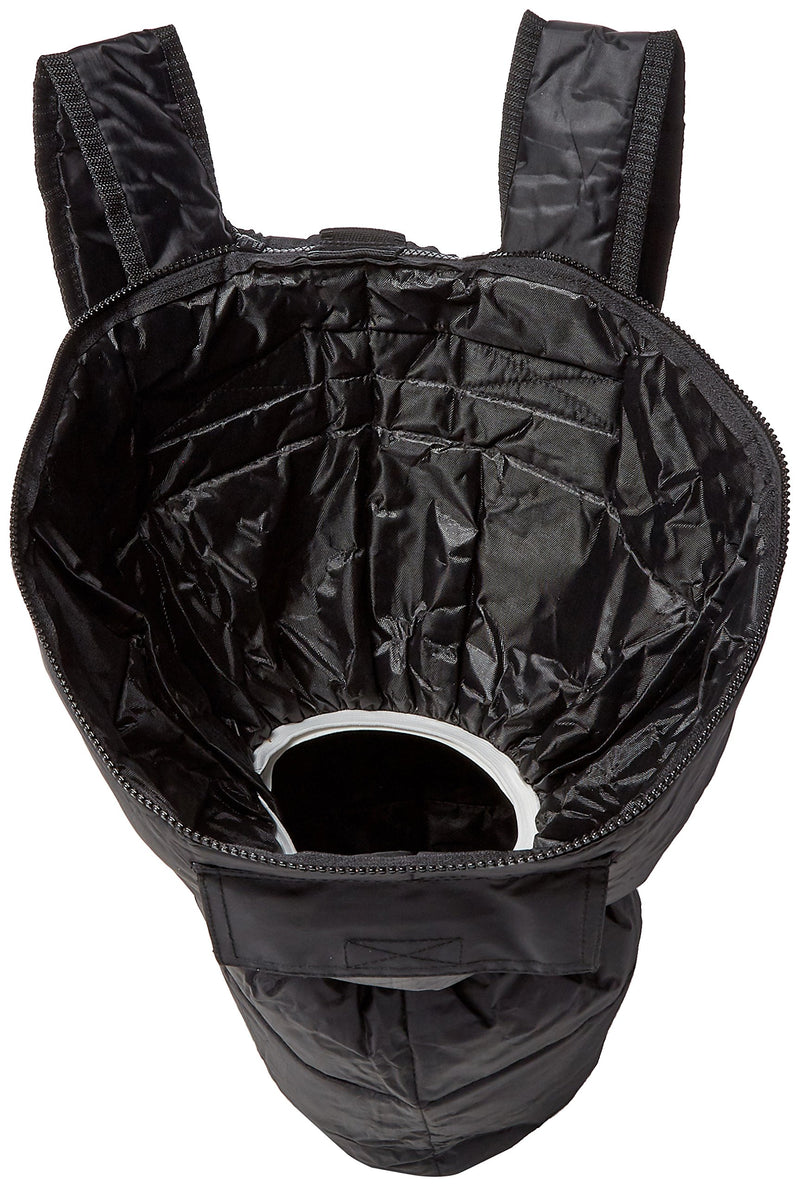 X8 Drums & Percussion X8-BG-WP-L Waterproof Djembe Backpack Bag with Padded Black Nylon, Large