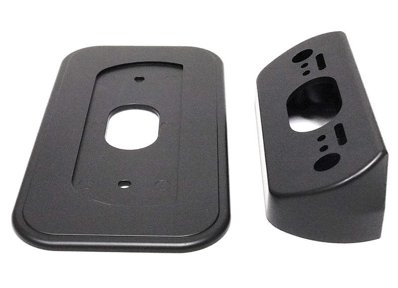 Ade Advanced Optics Wall Plate and 30 Degree Angled Mount Combo for Nest Hello - Black