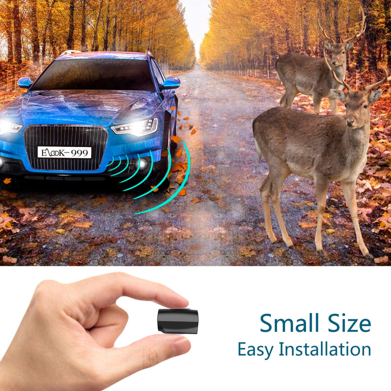 Elook Deer Warning Whistles Device for Car, Save Deer Whistle with Upgraded Acrylic Double-Sided Tape, Mini Size, 1 Pack (Patent Pending)