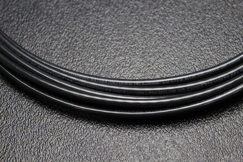 10 Gauge THHN Wire Stranded Black 10 FT THWN 600V Building Machine Cable AWG