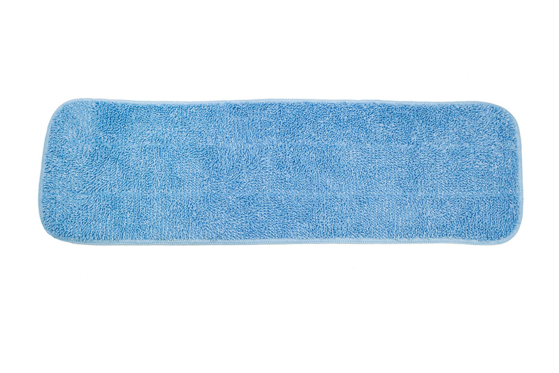 LTWHOME 18" Microfiber Commercial Mop Refill Pads in Blue Fit for Wet or Dry Floor Cleaning (Pack of 6) 1