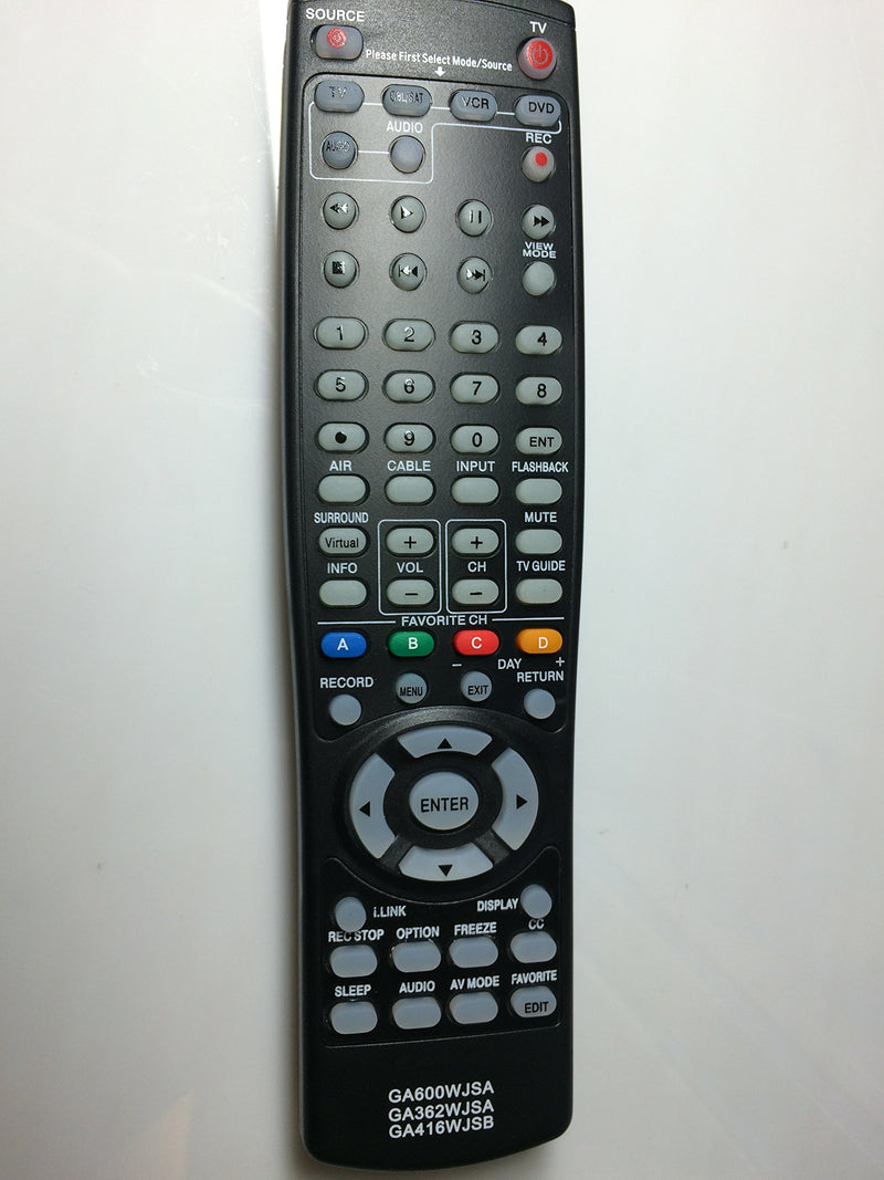 New Sharp GA600WJSA GA362WJSA GA416WJSB Replace AQUOS TV Remote Control Sub GA242WJSA, GA263WJSA, GA264WJSA, GA331WJSA, GA363WJSA, GA384WJSA, GA414WJSA, GA415WJSA, GA416WJSA, GA425WJSA, GA468WJSA, GA484WJSA, GA535WJSA, GA549WJSA, GA551WJSA, GA648WJSA, ...