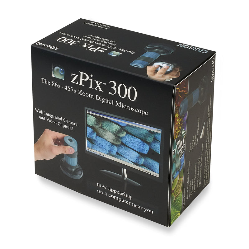 Carson zPix USB Digital Microscopes with Intregrated Camera and Video Capture (MM-640, MM-940) zPix 300 (MM-940)