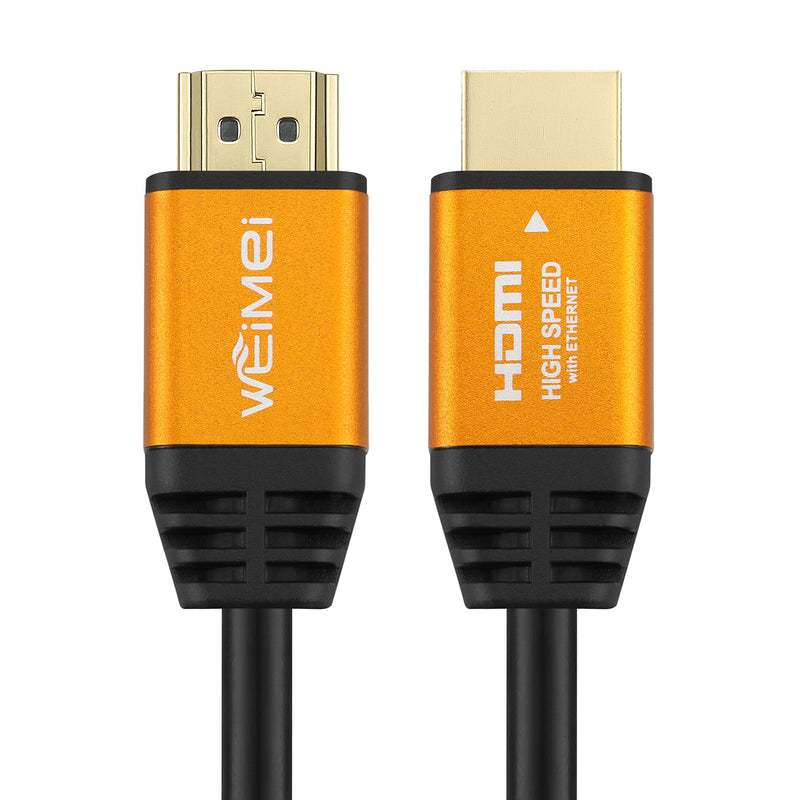 [AUSTRALIA] - 20 Feet 4K HDMI Cable 2.0 WEIMEI HDMI Cord 20ft Support 4K@60Hz UHD 2160P Ethernet 3D ARC with Gold-Plated Connector and Bare Copper Conductor (from 6ft to 100 ft for Choices) 20 feet 