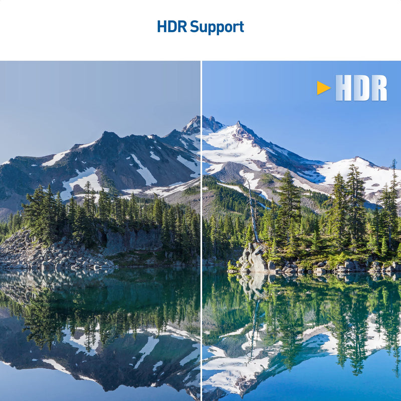 [AUSTRALIA] - Cable Matters Combo-Pack 8K@60Hz / 4K@120Hz 270 Degree and 90 Degree HDMI Adapters with HDR (8K Right Angle HDMI Adapter/HDMI 90 Degree Adapter) in Black 