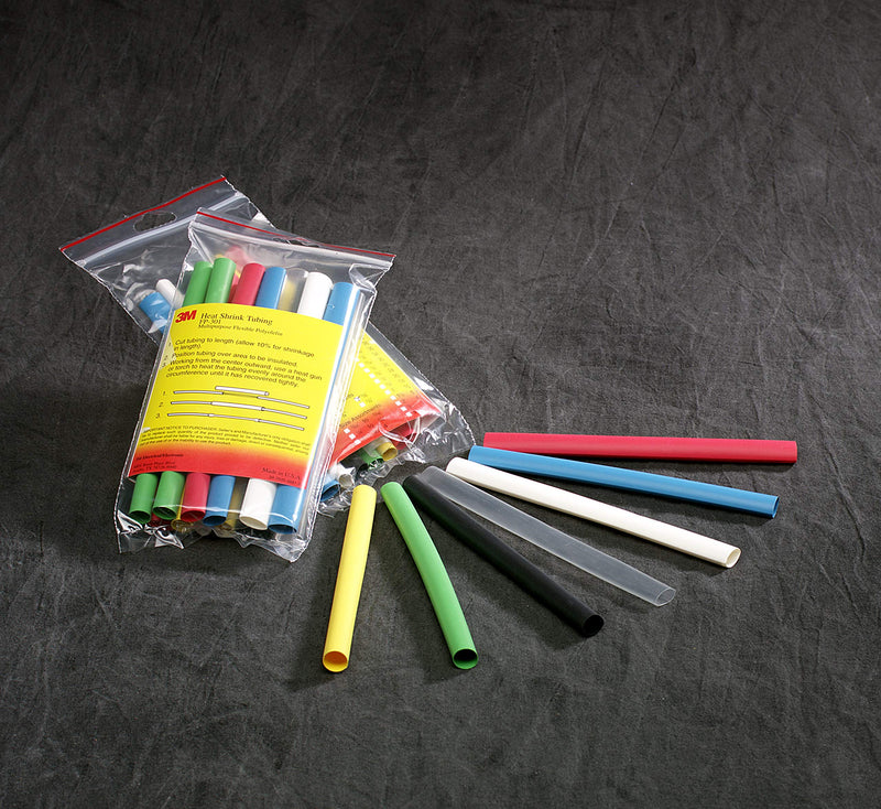 3M Heat Shrink Thin-Wall Tubing FP-301-3/4-Clear