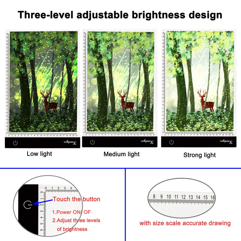 2020 New A4 DIY Diamond Drawing Tracing Light Box Artcraft Tracing Light Pad for Artists Drawing Sketching Animation Stencilling