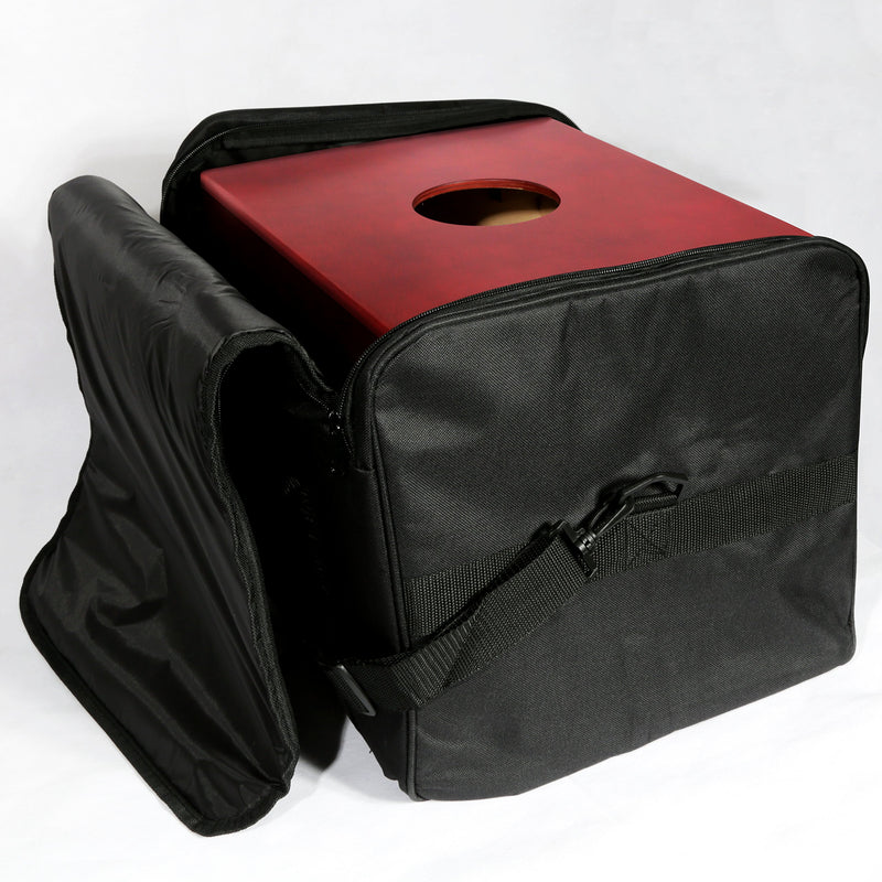 Pyle Portable Travel Compact, Fabric and Durable Fashionable Cajon Storage Bag with Convenient Handle and Stylish Zipper, Fits Model: PCDJ15-Pyle (PCJDBG15)