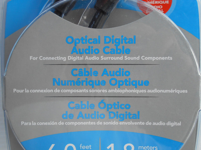 Dynex - 6ft Optical Digital Audio Cable