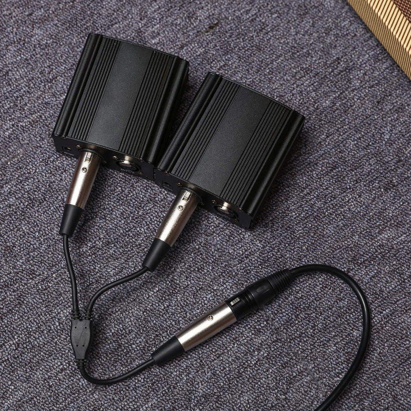 [AUSTRALIA] - Moukey 6 Inch XLR Cable, 3 Pin Female to Dual Male Y Splitter Cord, Balanced XLR Microphone Cable, 1 Pack 