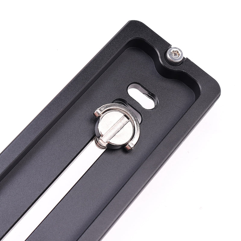 FocusFoto PU120 PU-120 Quick Release Plate, 120mm Long Plate with 1/4"-20 Mounting Screw for Benro B0 B1 B2 J0 J1 N1 Arca Swiss Tripod Ball Head