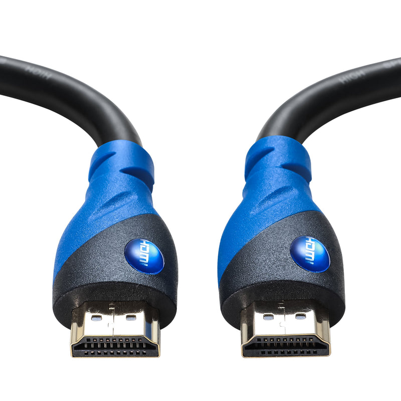 A-TECH Ultra High Speed hdmi Cables 25ft in Blue Support Ethernet,ARC,3D,4K,1080p and Make in CL3 Function- Full Hd- Xbox Playstation PS3 PS4 PC Apple TV[Latest Version]-hdmi 2.0 26 Feet