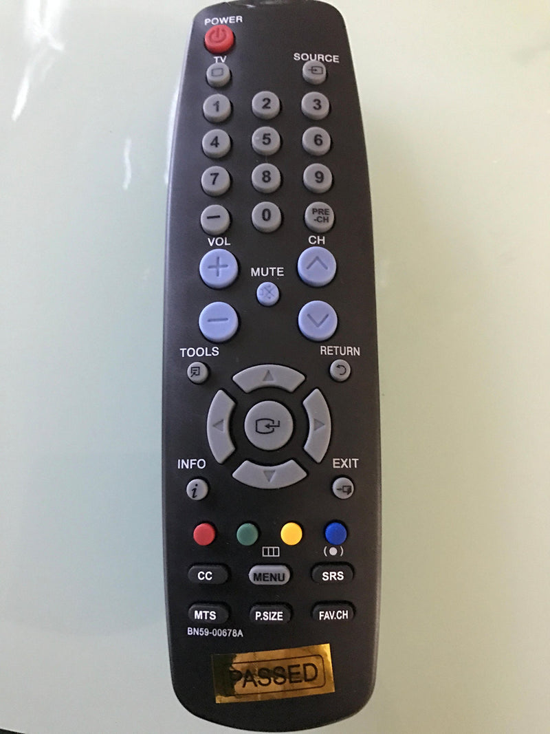 New Replaced HDTV Remote BN59-00678A Remote for Samsung 2333HD HL61A510J1F HL67A510J1F LN19A330J1D LN19A330J1H LN19A450C1D LN19A650A1D LN22A330J1D LN22A450C1 LN22A450C1D