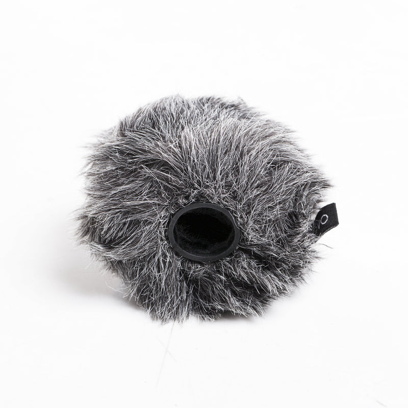 Movo WS-G5 Furry Outdoor Microphone Windscreen Muff Custom Fit for Rode VideoMicro, VideoMic Me, and Movo VXR10 (Dark Gray)