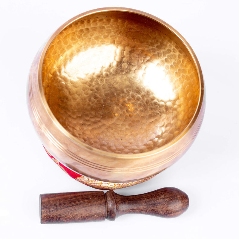 Tibetan Singing Bowl Set - Easy To Play Original Handcrafted Meditation Sound Chakra Healing By Himalayan Bazaar