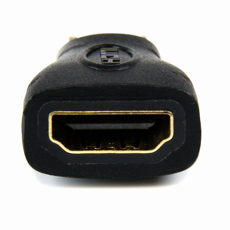 StarTech.com HDMI to HDMI Mini Adapter - HDMI Female to Mini HDMI Male for camera to a High Definition TV or Monitor (HDACFM),Black HDMI to Mini HDMI